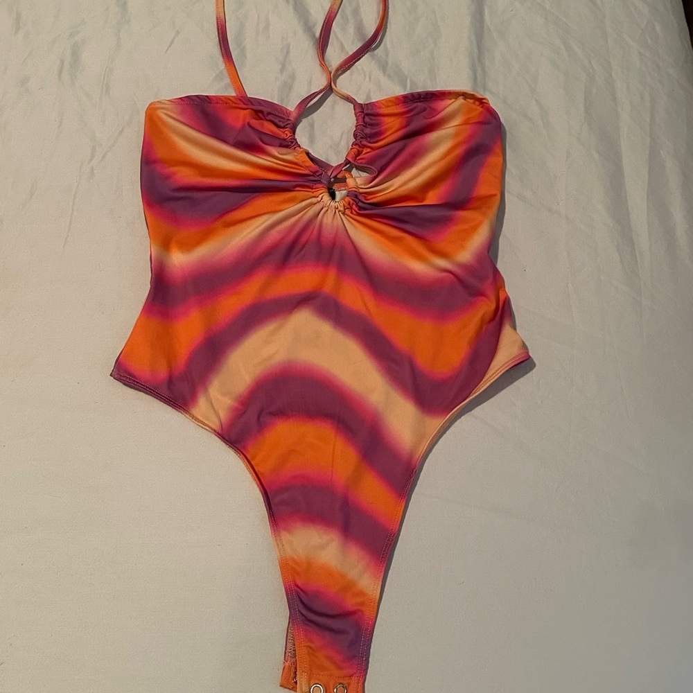 Bershka Multicolor Bodysuit